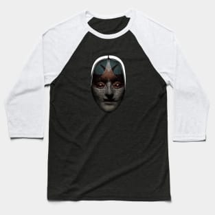 Noh Mask Baseball T-Shirt